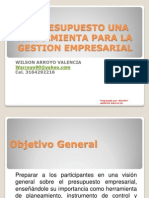 PRESUPUESTO Una Herramienta para La Gestion