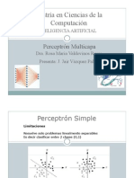 Presentacion Perceptron Multicapa