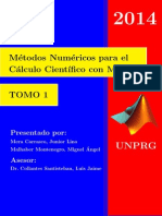 Métodos Numéricos para El Calculo Científico Con Matlab - TOMO 1