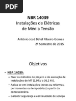 Aula 2 NBR 14039 Apresentação