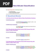 Silicate Classification DANA