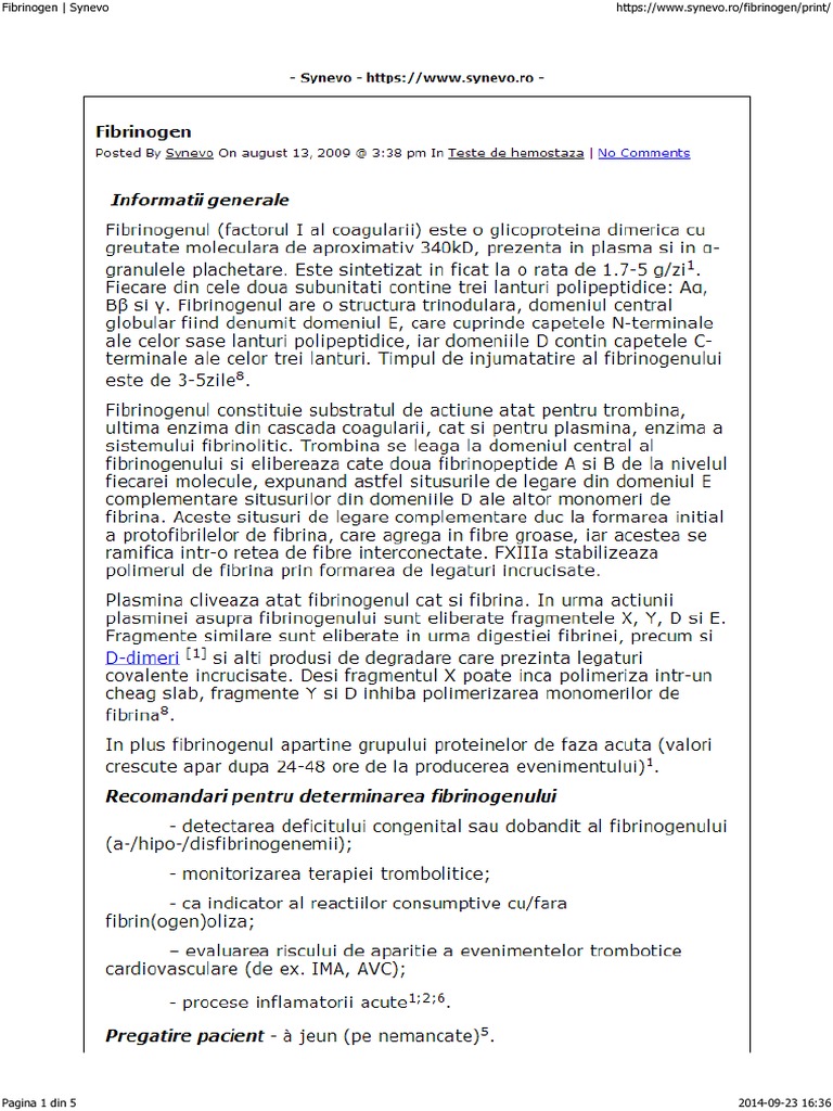 Fibrinogen | PDF