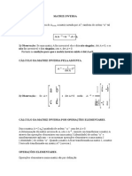 Teoria Matriz Inversa