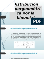 Presentacion Distribucion Hipergeometrica Por La Binomial