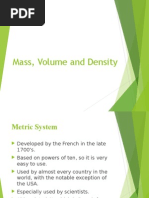 Mass Volume Density Powerpoint