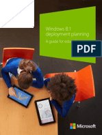 Windows 8.1 Deployment Planning - A Guide For Education