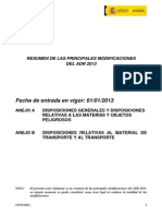 Resume n Modificaciones 2013