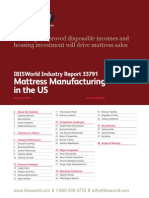 Mattress Manufacturing in the US Industry Report