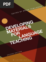 Developing of Material for language teaching