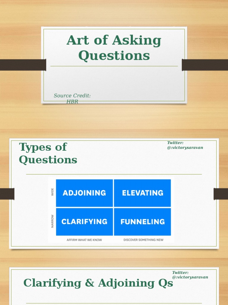 Mastering Question Techniques | PDF