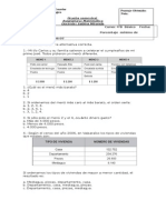 Prueba Semestral de Matemática 4º