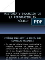 Evolución de La Perf'n en México