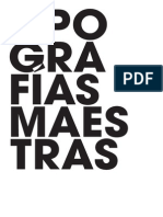 Tipografías Maestras