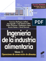 Ingenieria de La Industria Alimentaria - Volumen 3 Operaciones de Conservacion de Alimentos - F.rodriguez