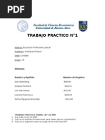TP N° 1 de Actuacion Profesional Judicial