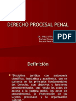 Derecho Procesal Penal. Conceptos Generales y Principios