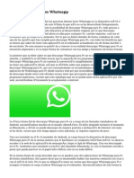 Descargar Aplicacion Whatsapp