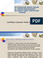 Sertifikasi Operator