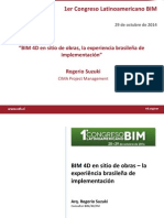 BIM 4D en Sitio de Obras La Experiencia Brasilena de Implementacion CIMA