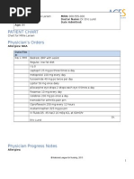 Day 1 Nurses Notes