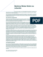 Ingeniería Química Notas Sobre Su Origen y Evolución