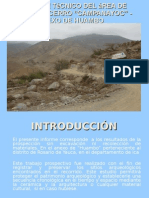 Informe Técnico Del Área Cerro Campanayoc - Rosario de Yauca, Ica