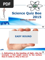 Science Quiz Bee 2015