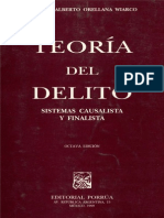 Teoria Del Delito-Sistemas Causalista y Finalista