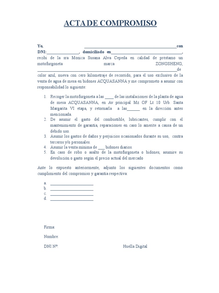 Compromiso | PDF
