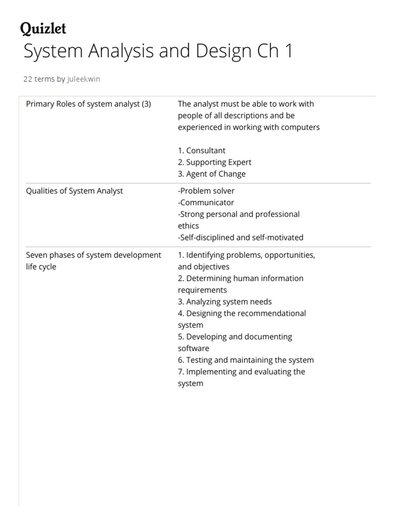 System Analysis and Design Overview | PDF | Use Case | Agile Software ...