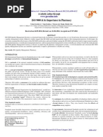 ISO 9000 & Its Importance in Pharmacy