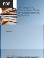 Conceptual Model For Organizational Behaviour