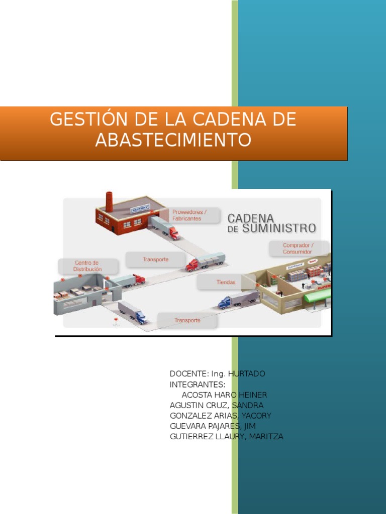 Gestión de La Cadena de Abastecimiento | PDF | Logística | Distribución ...
