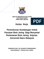 KERTAS KERJA PERMOHONAN