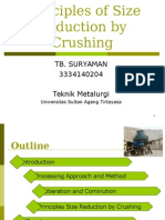 Principles of Size Reduction by Crushing