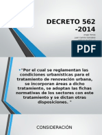 Decreto 562 - 2014
