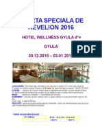 Oefrta Speciala Revelion - Wellness Hotel Gyula