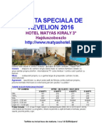 Oferta Speciala Revelion-Hotel Matyas Kiraly