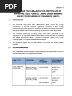 GUIDELINES FOR Certificate of Approval Lamp Latest PDF