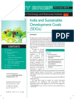 Policy Brief: India and Sustainable Development Goals (SDGS)