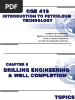 CGE416 - Chap6 - Drilling Engineering and Well Completion