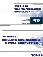 CGE416 - Chap6 - Drilling Engineering and Well Completion