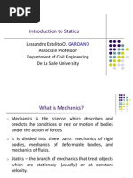 Introduction To Statics