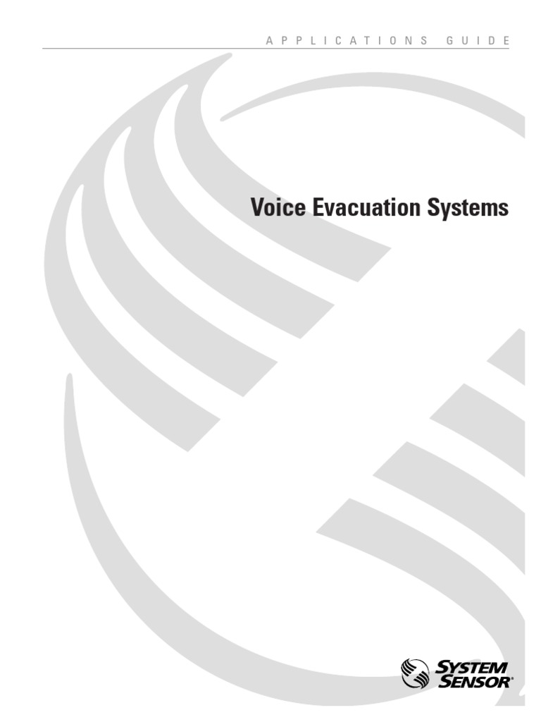 Voice Evacuation Systems PDF Loudspeaker Decibel