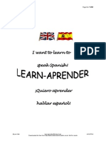 Learn Aprender Spanish Course PDF For Internet