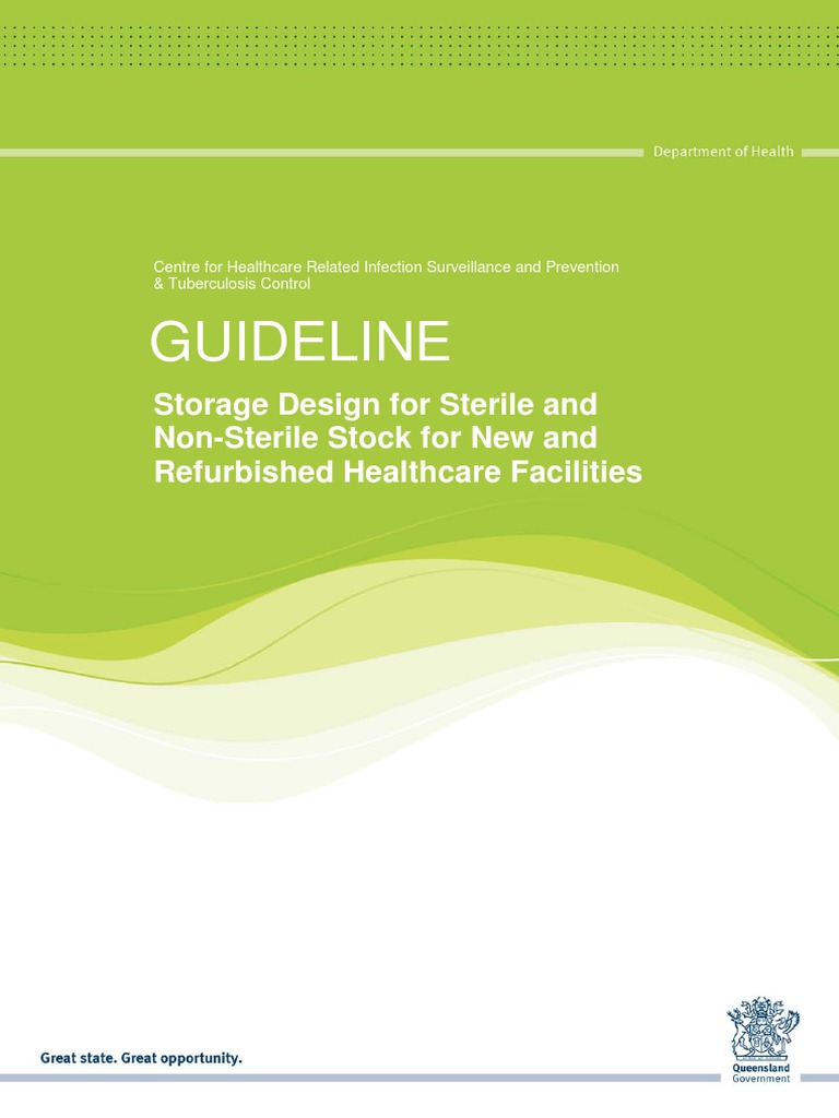 Sterile Stock Storage Guidelines for Healthcare | PDF | Sterilization ...
