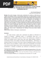 MULHERES NO MOVIMENTO DOS ATINGIDOS PELA BARRAGEM DE FUMAÇA, MG