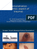 Demonstration (Forensic Aspect of Trauma)