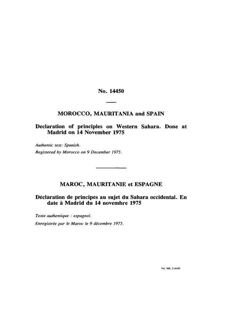14.11.1975 Acuerdos Tripartitos de Madrid EN ES FR.pdf Políticas