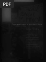 O Nome e a Coisa o Populismo Na Política Brasileira